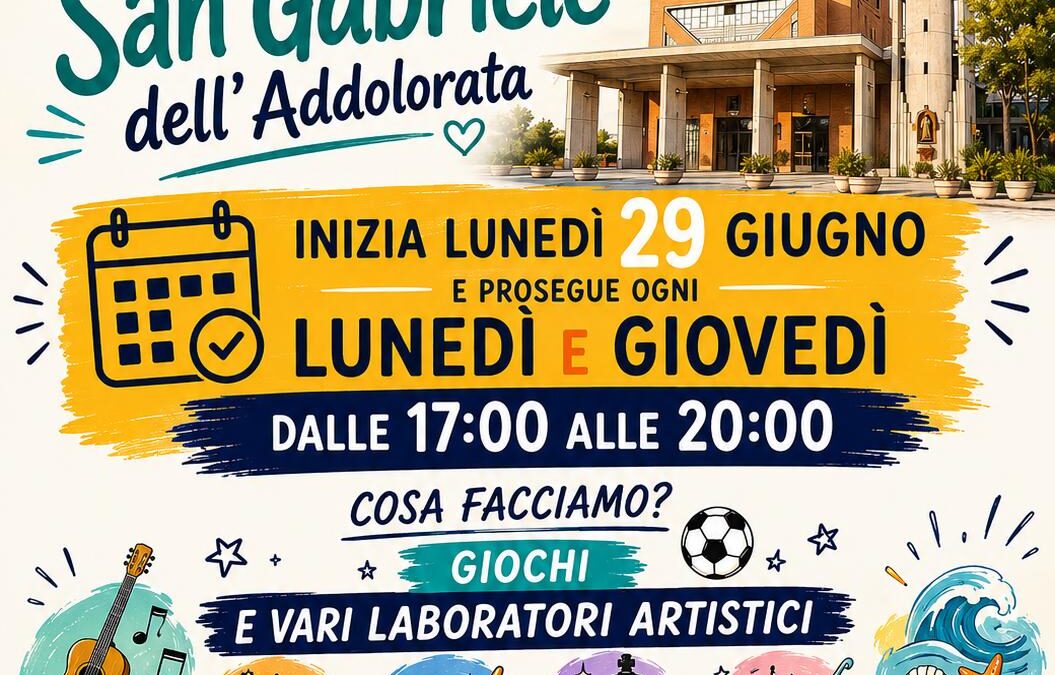 Oratorio Estivo 2026: Metti in gioco il tuo Talento!